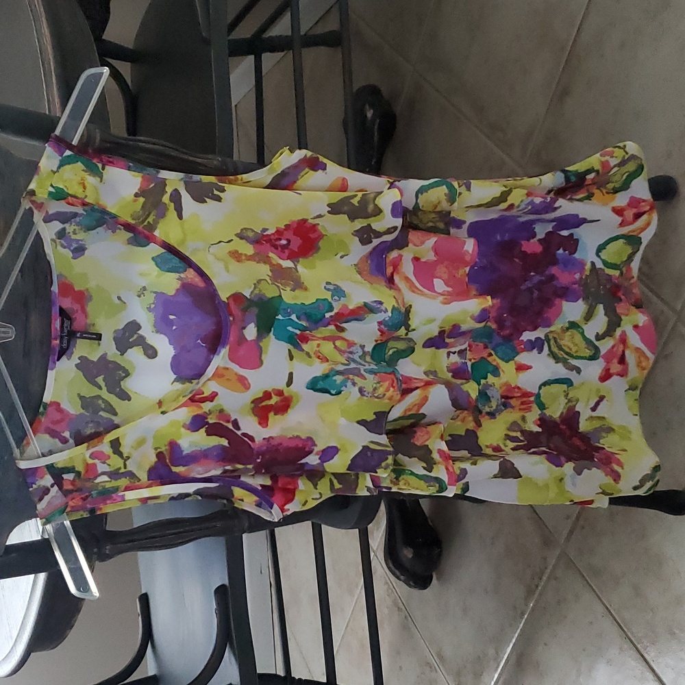 Silky ruffles top